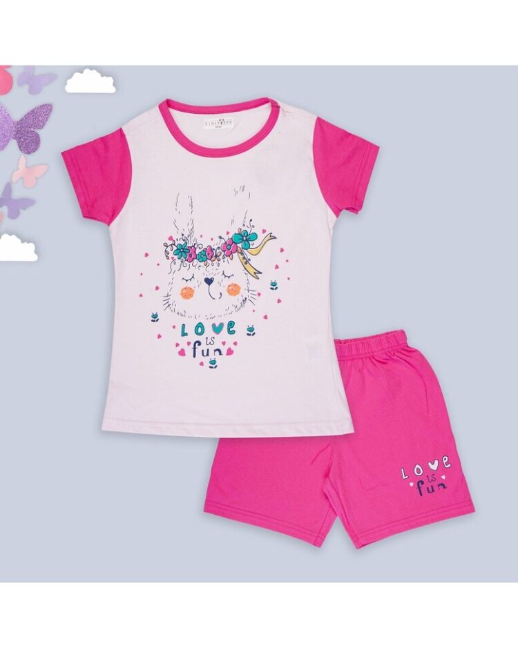 Love Is Fun Bunny Sleepwear Set