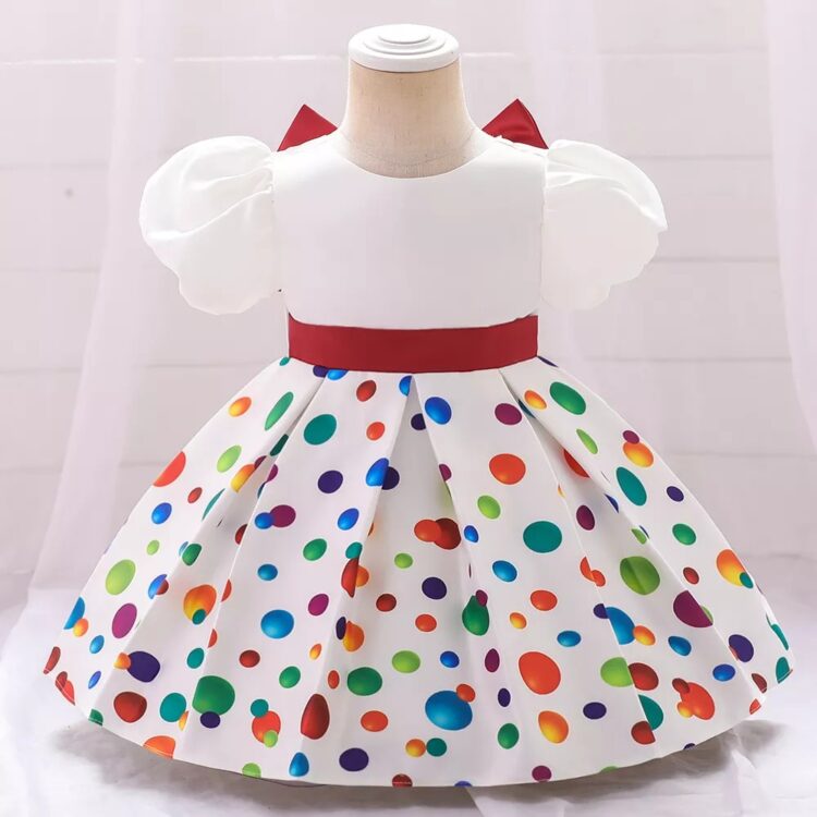 Floral Printing Pattern  Flower Girl Dresses