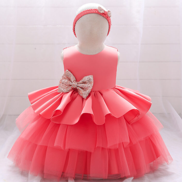 Elegant Angel Birthday Dress For Little Girls