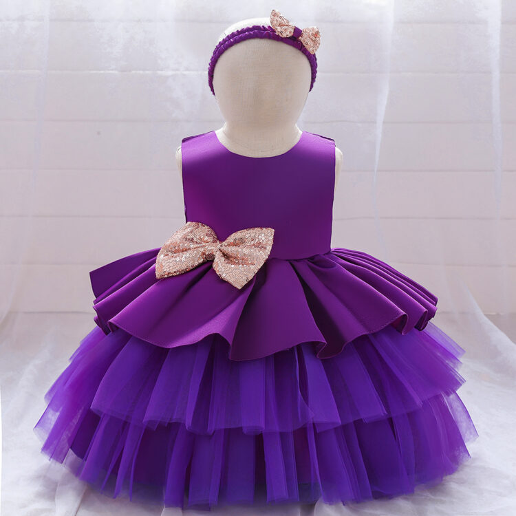 Elegant Angel Birthday Dress For Little Girls