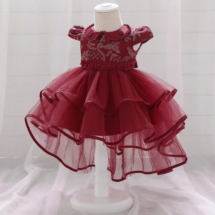 Birthday Party Floral Dress- Wedding Formal ball gown wedding dresses