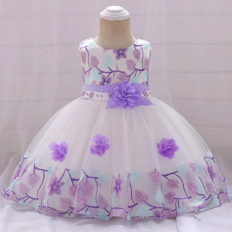 Birthday Party Floral Dress- Wedding Formal ball gown wedding dresses