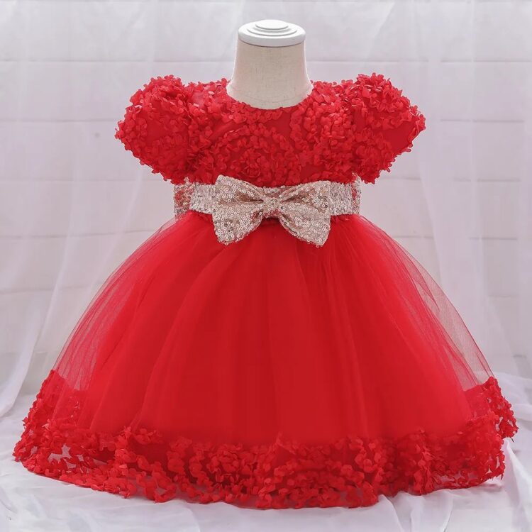 Elegant Angel Birthday Dress For Little Girls Princess Formal Party Dress