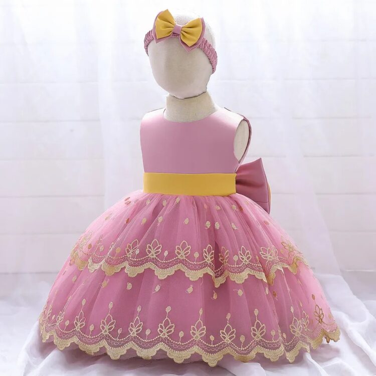 Elegant Angel Birthday Dress For Little Girls Princess Formal Party Dress - Image 2