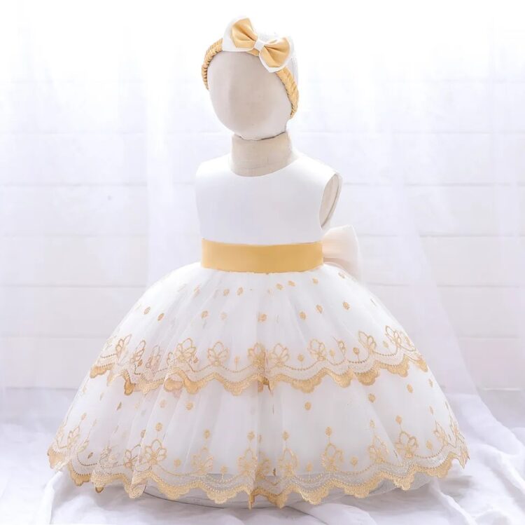 Elegant Angel Birthday Dress For Little Girls Princess Formal Party Dress - Image 2