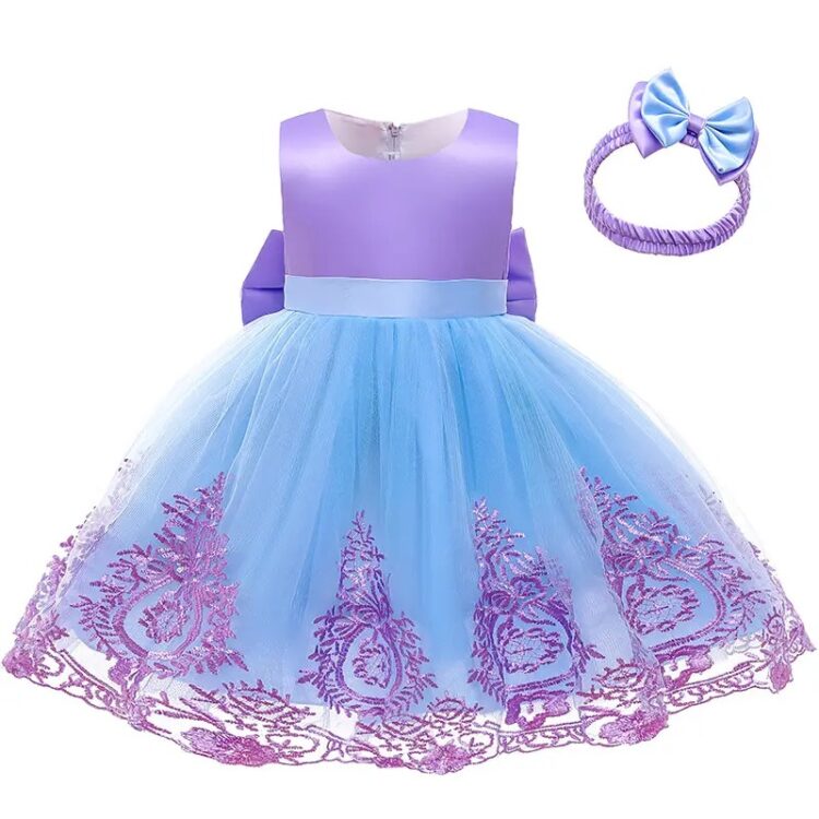 Elegant Angel Birthday Dress For Little Girls Princess Formal Party Dress