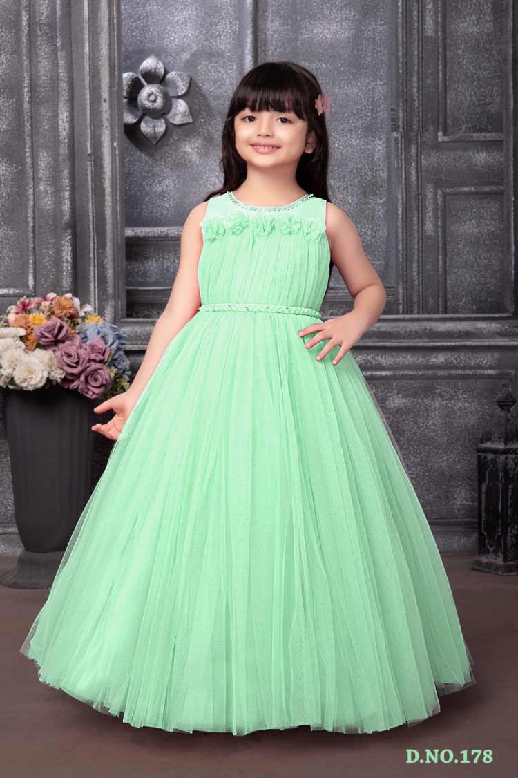 Girls' Party Gown Blush Pink Elegance